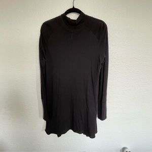 Free People Black Turtleneck Flowy Dress